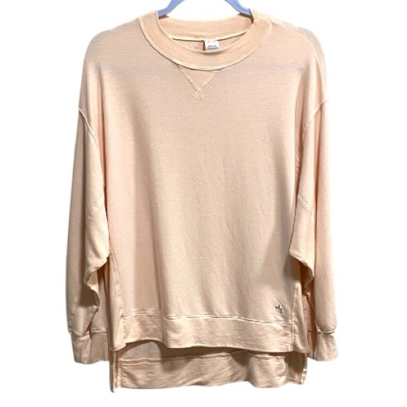 JoyLab Blush Pink Modal Blend High Low Oversized Top XS - Picture 1 of 9